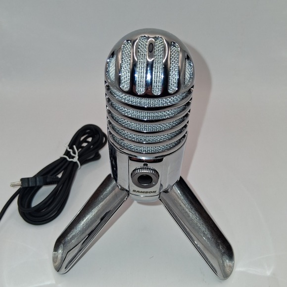 Samsonite Other - Samson Chrome Meteor Condenser Wired USB Microphone Works